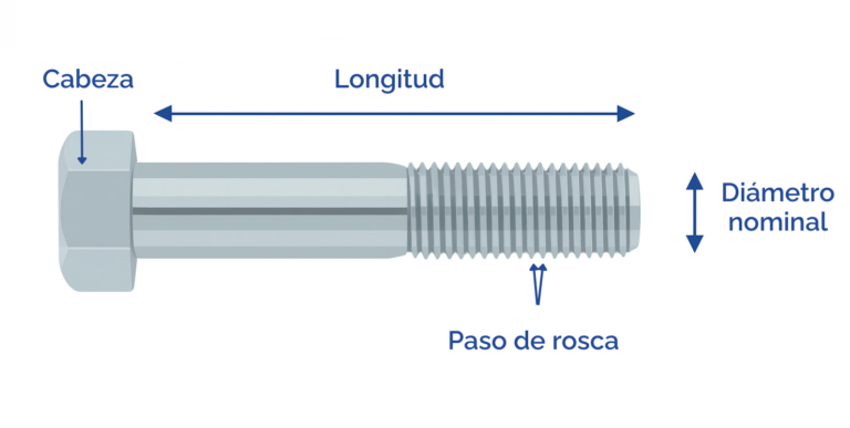 Cómo medir un tornillo