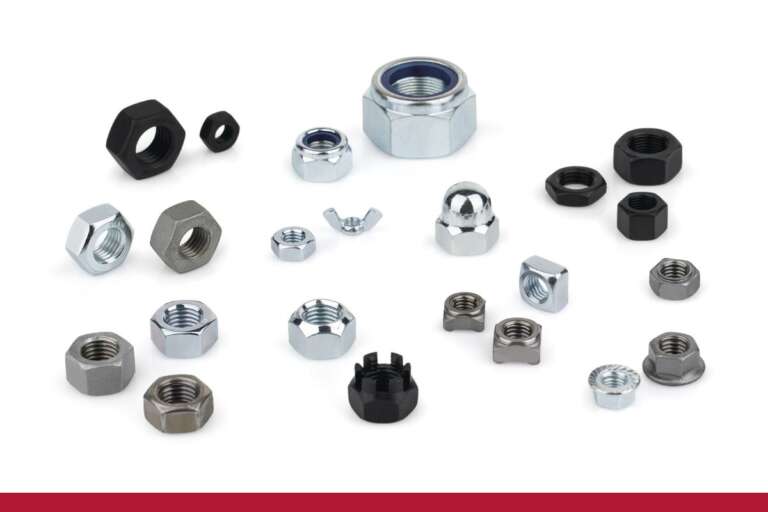Diferentes tipos de tuercas