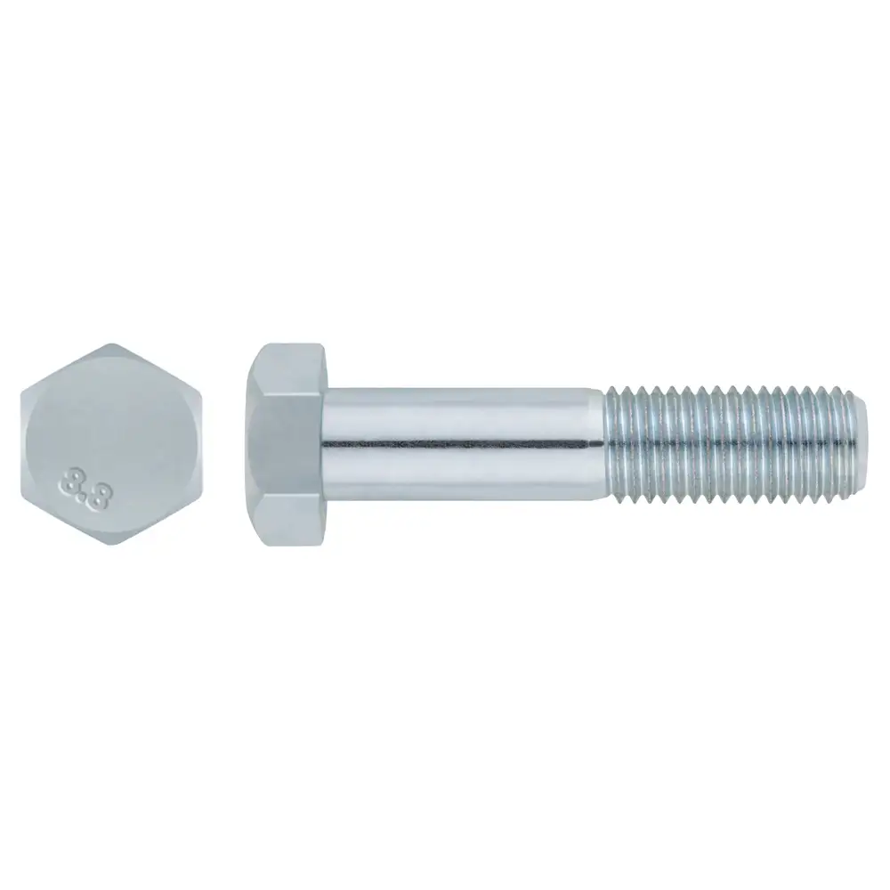 Hexagonal screw DIN 931 8 8 ZP | CHAVESBAO