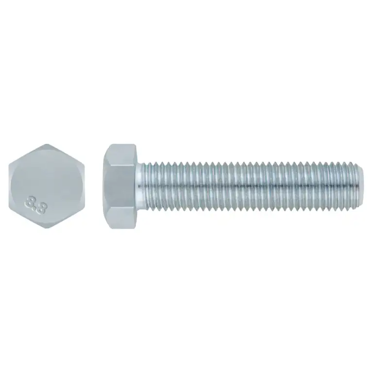 Hexagonal screw DIN 933 8 8 ZP | CHAVESBAO
