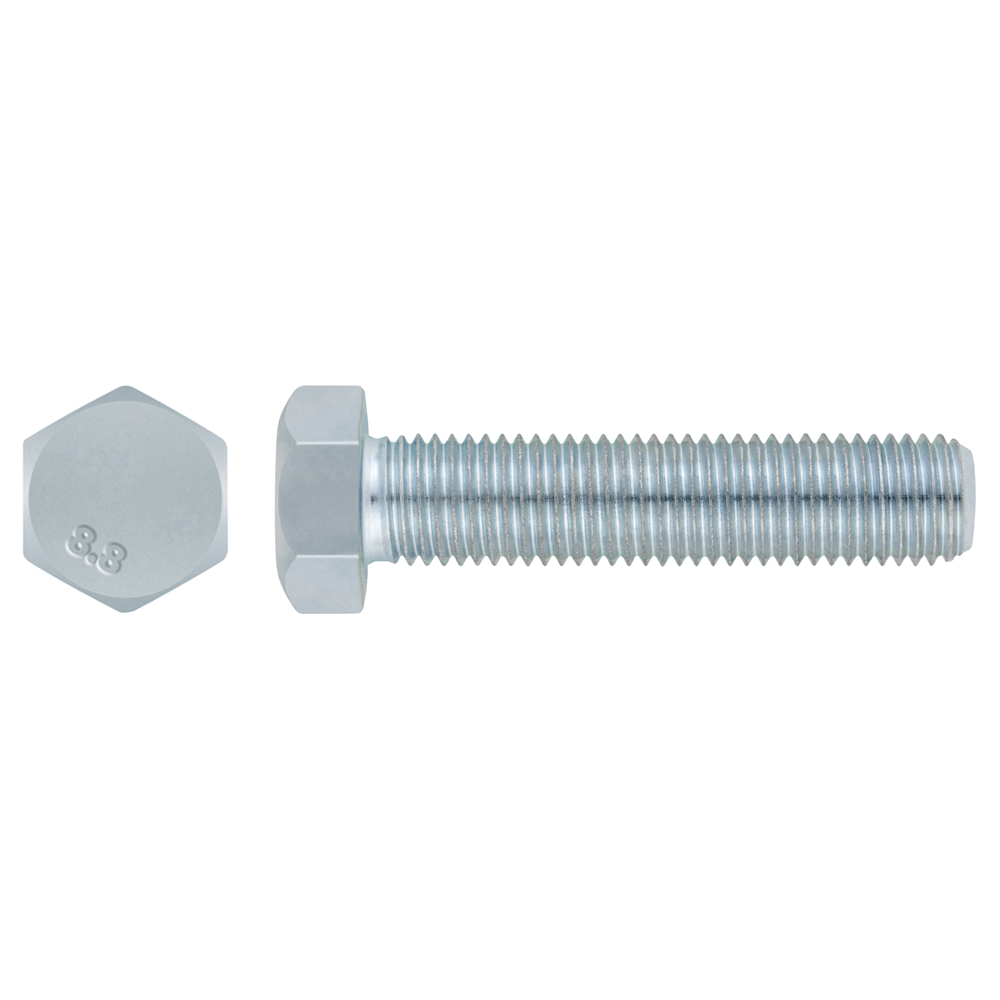 DIN 933 8.8 ZP - ISO 4017