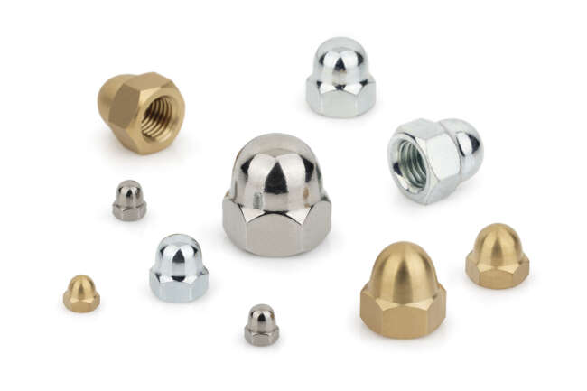 Tuercas Ciegas Din 1587 En Laton Acero E Inox